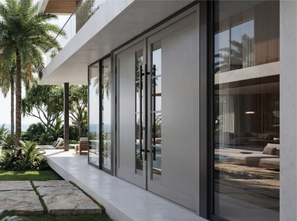 Modern House Hurricane Impact Glass