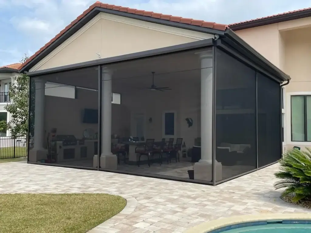 Patio Con Motorized Screens Anchor